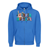 True Royal hair hustler Zipper Hoodie - AdoDesignShop