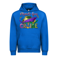Cobalt mardi gras cruise celebration Urban Hoodie - LillyAllenDesigns