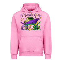 Fuchsia Pink mardi gras cruise celebration Urban Hoodie - LillyAllenDesigns