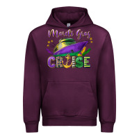 Mauve Wine mardi gras cruise celebration Urban Hoodie - LillyAllenDesigns