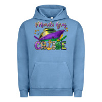 Pigment Pebble Blue mardi gras cruise celebration Urban Hoodie - LillyAllenDesigns