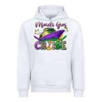 White mardi gras cruise celebration Urban Hoodie - LillyAllenDesigns