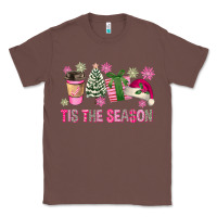 Chestnut Pink Christmas Tis The Season Classic Tee - FaDigitalArtStudio