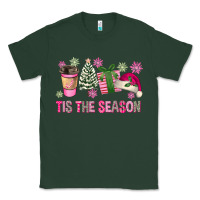 Sports Green Pink Christmas Tis The Season Classic Tee - FaDigitalArtStudio