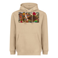 Mushroom western turquoise gemstone horse cowhide leopard floral background lic Heavyweight Hoodie - Artiststas