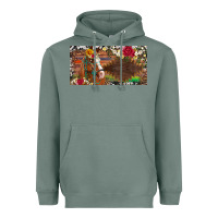 Sage western turquoise gemstone horse cowhide leopard floral background lic Heavyweight Hoodie - Artiststas