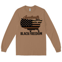 Juneteenth 1865 Black Freedom Long Sleeve Tee | Teevron