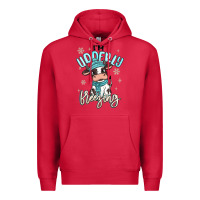 Cardinal i'm udderly freezing baby cow Premium Hoodie - MaliasSmallBusiness