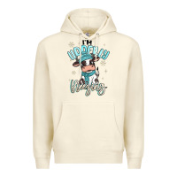 Sandshell i'm udderly freezing baby cow Premium Hoodie - MaliasSmallBusiness