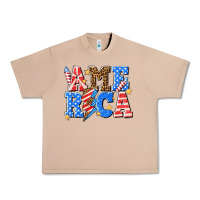 Burro America with lightning bolt Urban Heavy Tee - texasbilliewilder