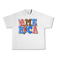 Lunar Rock America with lightning bolt Urban Heavy Tee - texasbilliewilder
