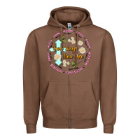 Chestnut god says you are Zipper Hoodie - JahusDesignShop