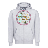 Heather Grey god says you are Zipper Hoodie - JahusDesignShop