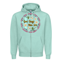 Seafoam god says you are Zipper Hoodie - JahusDesignShop