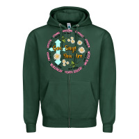 Sports Green god says you are Zipper Hoodie - JahusDesignShop