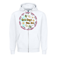 White god says you are Zipper Hoodie - JahusDesignShop