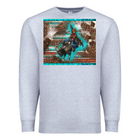 Heather Grey western rodeo bullfighter serape leopards turquoise's gliterrs Premium Sweatshirt - BarkalooDesign