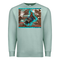 Seafoam western rodeo bullfighter serape leopards turquoise's gliterrs Premium Sweatshirt - BarkalooDesign