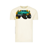 Vintage Arctic monster truck with sunflower western Vintage Tee - texasbilliewilder