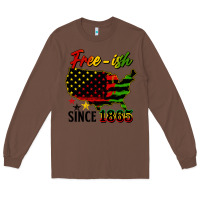 Chestnut free ish since 1865 Long Sleeve Tee - HRA Design Shop