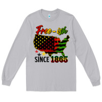 Moon Dust free ish since 1865 Long Sleeve Tee - HRA Design Shop