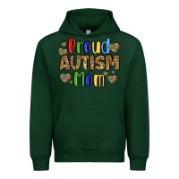 Forest Green proud autism mom design Urban Hoodie - LillyAllenDesigns