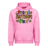 Fuchsia Pink proud autism mom design Urban Hoodie - LillyAllenDesigns