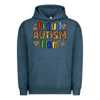 Pigment Midnight Navy proud autism mom design Urban Hoodie - LillyAllenDesigns