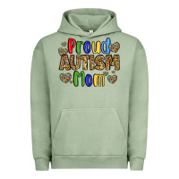 Pigment Oil Green proud autism mom design Urban Hoodie - LillyAllenDesigns