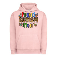 Pigment Salmon proud autism mom design Urban Hoodie - LillyAllenDesigns