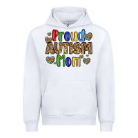 White proud autism mom design Urban Hoodie - LillyAllenDesigns