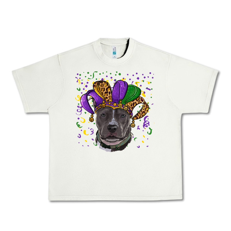 Mardi Gras Pitbull Urban Heavy Tee by RanaPortraitStore | Teevron