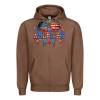 Chestnut all american boy Zipper Hoodie - AdoDesignShop