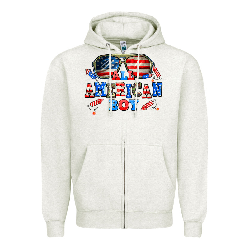 All American Boy Zipper Hoodie by AdoDesignShop | Teevron