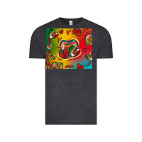 Vintage Black mexico hearts Vintage Tee - Zillion Design Studio
