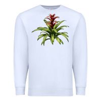 White Bromeliads Premium Sweatshirt - LillyAllenDesigns