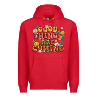Red good things are coming Premium Hoodie - MaliasSmallBusiness