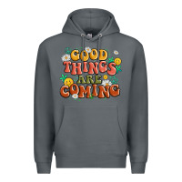 Rock good things are coming Premium Hoodie - MaliasSmallBusiness