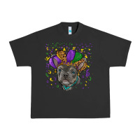 Pigment Black mardi gras french bulldog Urban Heavy Tee - RanaPortraitStore