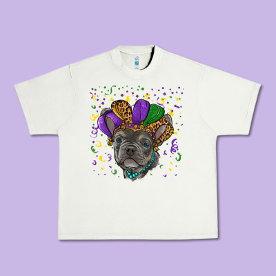 Urban Heavy Tee mardi gras french bulldog