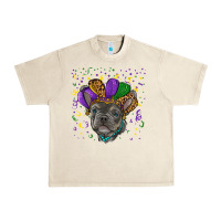 Sandshell mardi gras french bulldog Urban Heavy Tee - RanaPortraitStore