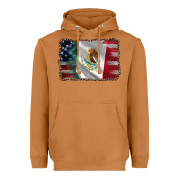 Meerkat mexico flag and usa flag Heavyweight Hoodie - AdoDesignShop