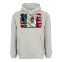 Moon Dust mexico flag and usa flag Heavyweight Hoodie - AdoDesignShop