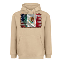 Mushroom mexico flag and usa flag Heavyweight Hoodie - AdoDesignShop