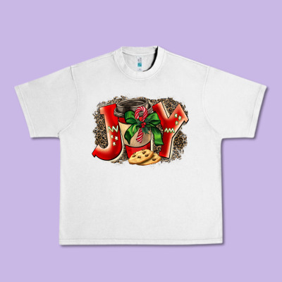 Christmas Joy Coffee Urban Heavy Tee Designed By Barkaloodesign