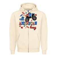 Sandshell all american boy  monsterr truck Zipper Hoodie - AdoDesignShop
