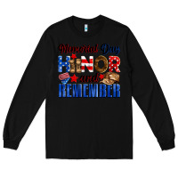 Black Memorial day honor and remember Long Sleeve Tee - Neo Western