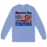 Colony Blue Memorial day honor and remember Long Sleeve Tee - Neo Western