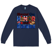 Navy Memorial day honor and remember Long Sleeve Tee - Neo Western