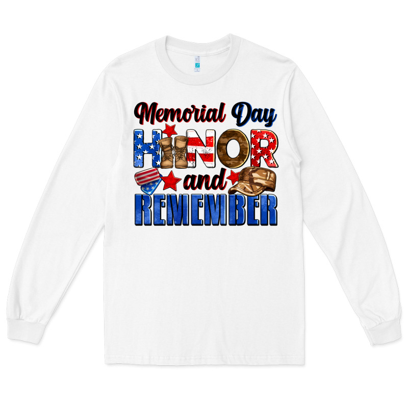 Memorial Day Honor And Remember Long Sleeve Tee by Neo Western | Teevron